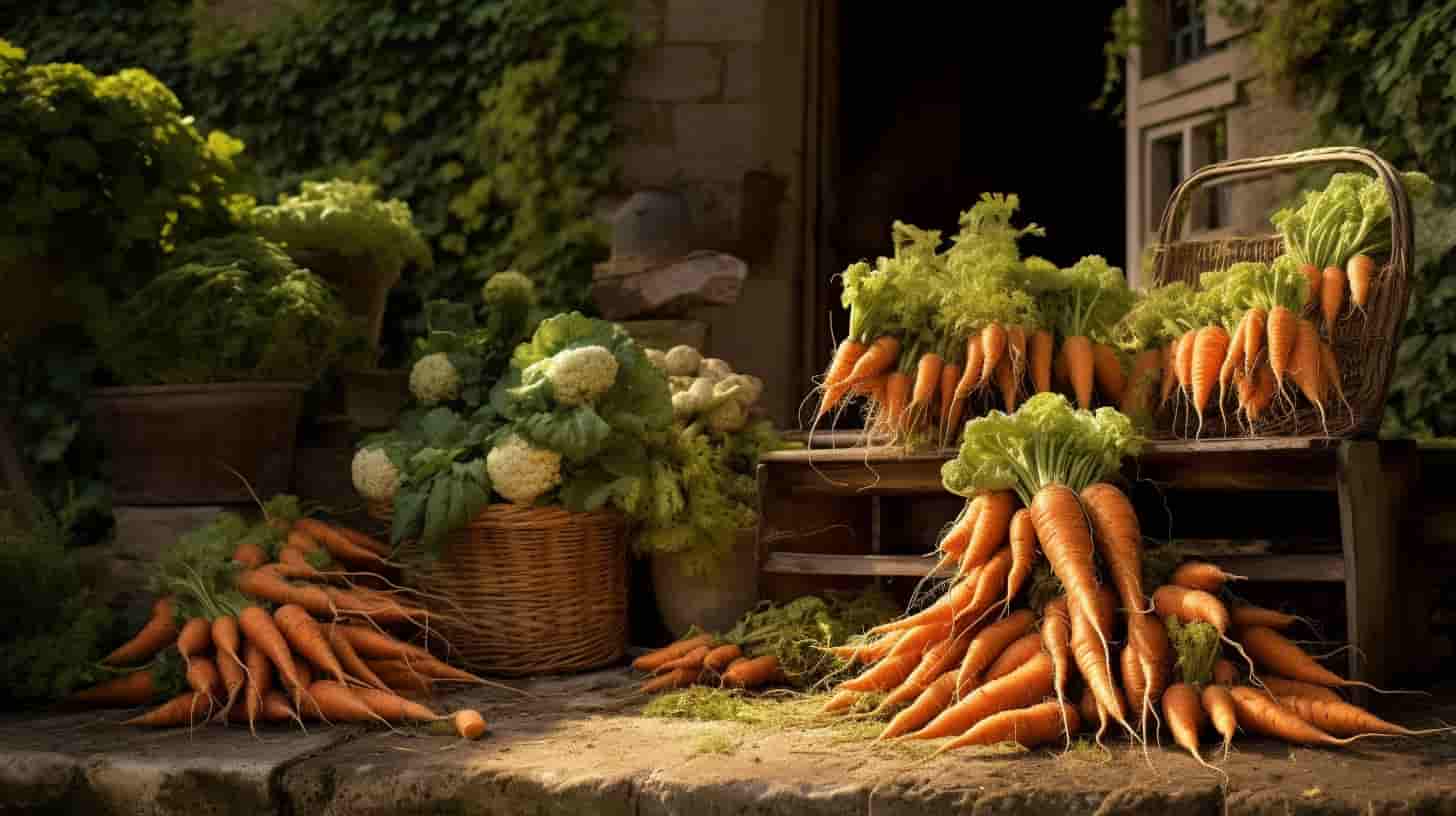 Récolte-carottes-jardin