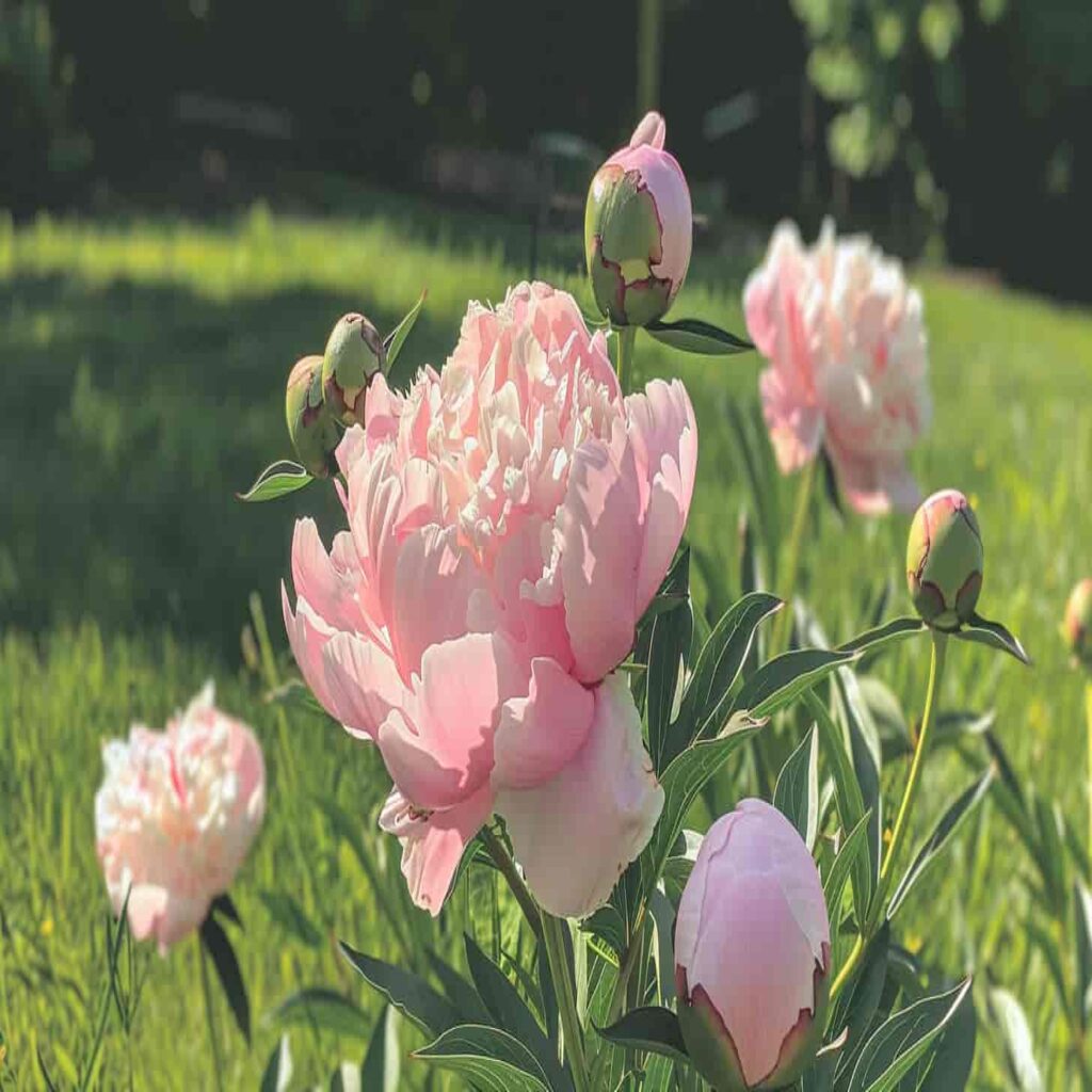 Bouture-de-pivoine, pivoine rose