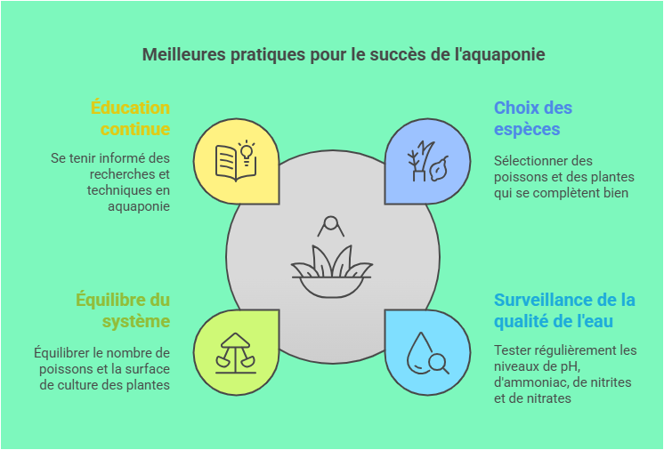 meilleures pratiques en aquaponie