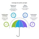 avantages des jardins partagés