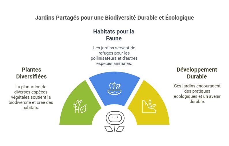 jardins partagés pour une biodiversité durable et écologique
