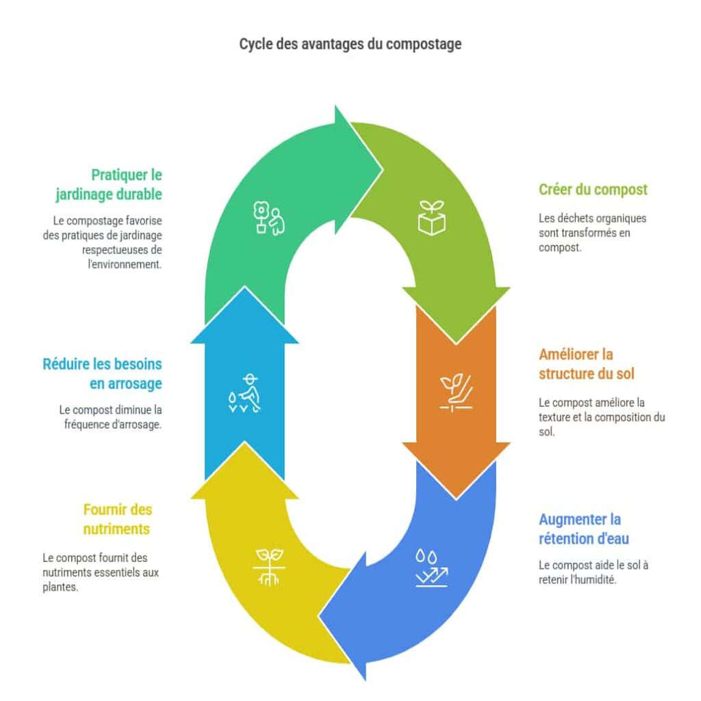 cycle des avantages du compost