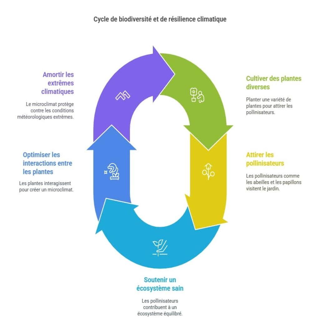cycle de biodiversité et de résilience climatique