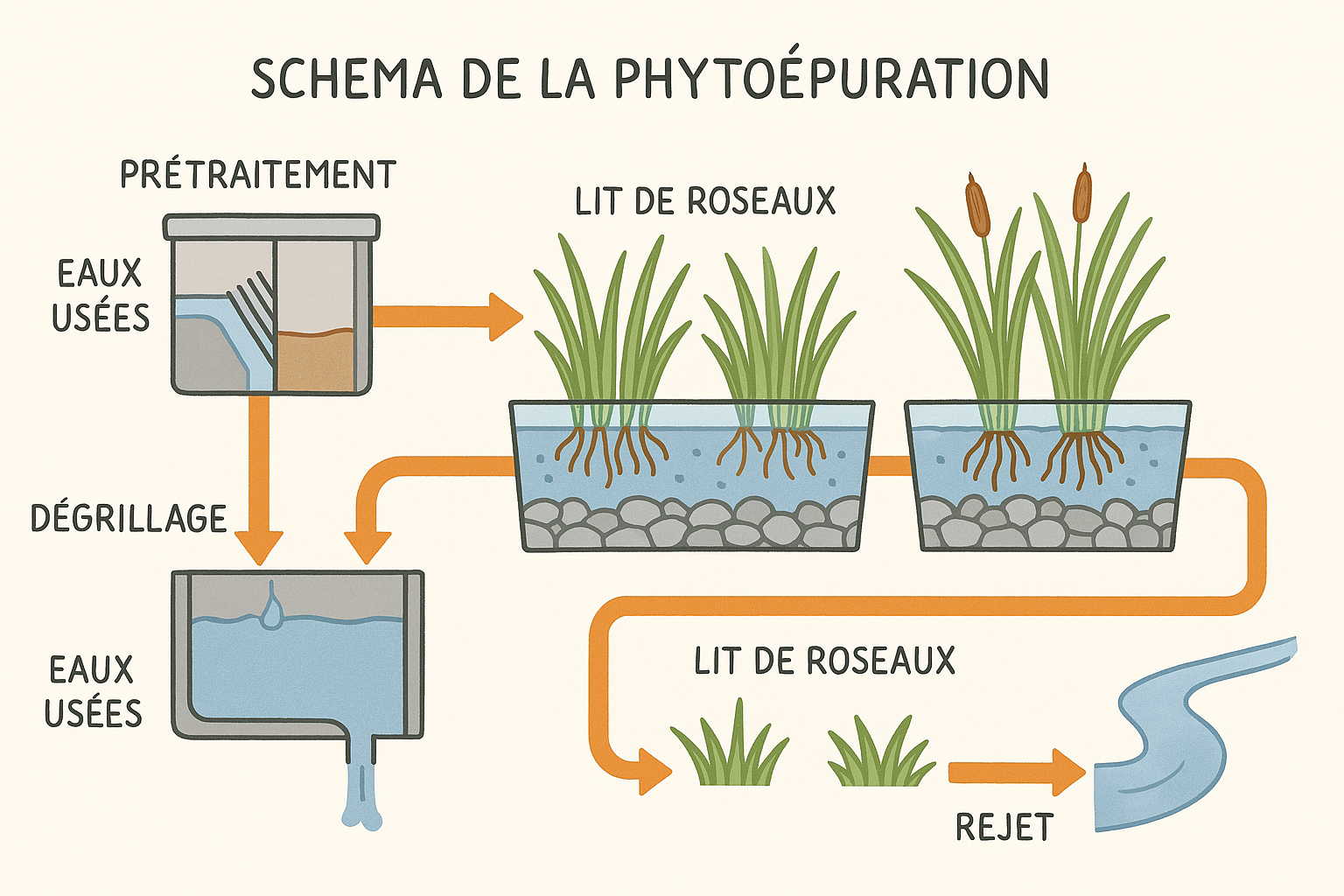 schéma phytoépuration schéma phytoépuration
