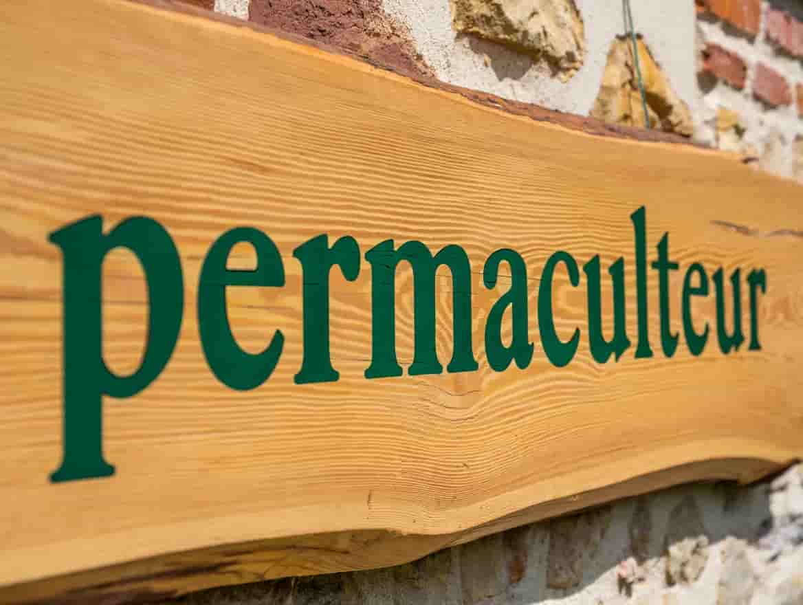 enseigne permaculteur