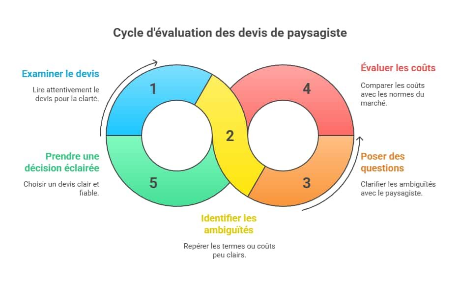 evaluer devis paysagiste